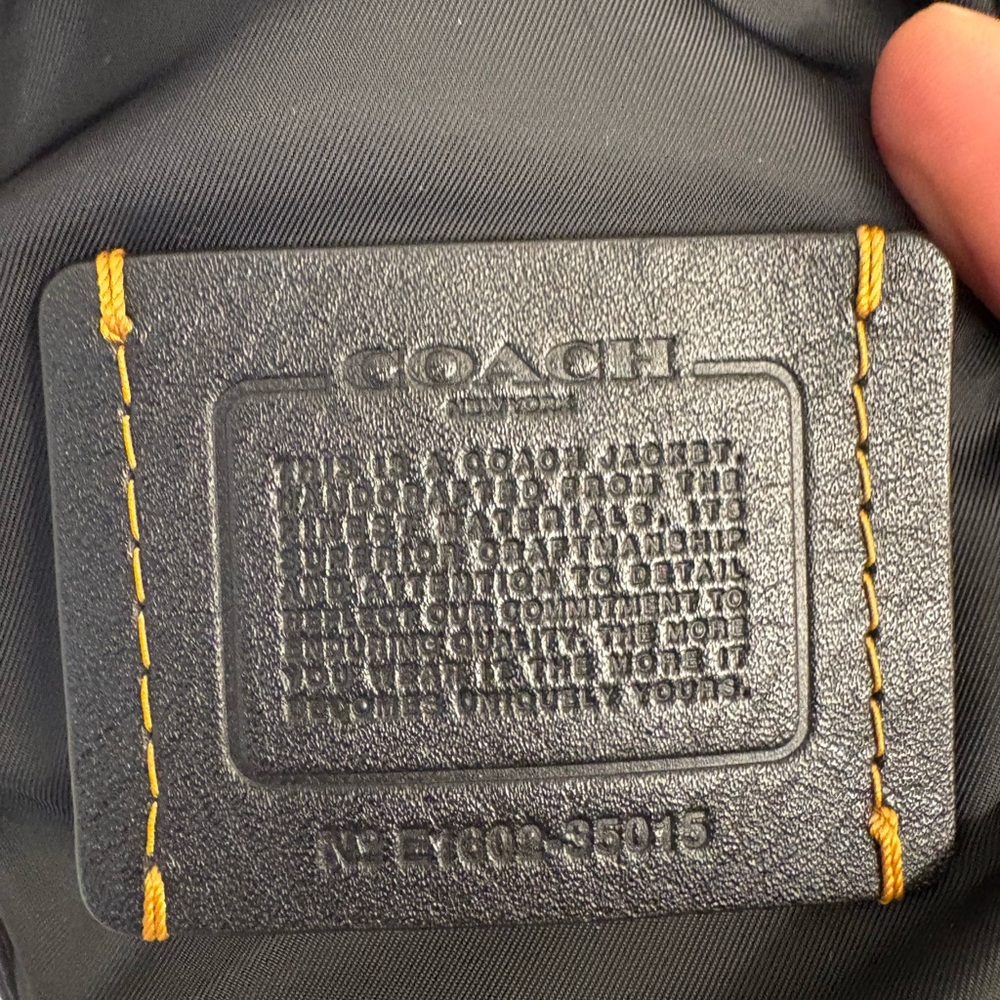 Coach women Quilted black Jacket - Picture 7 of 11